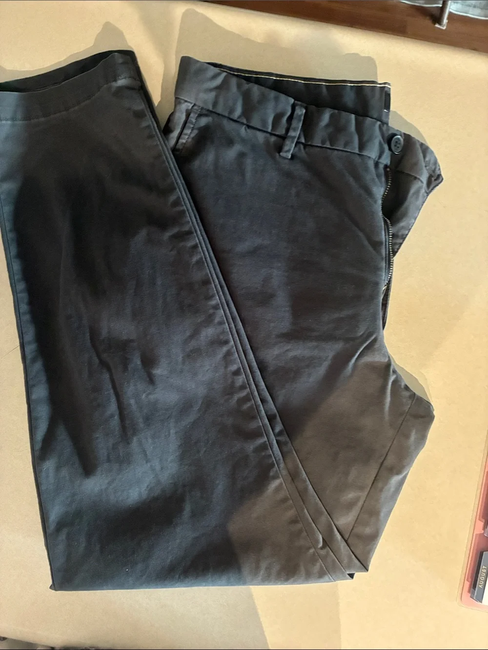 Banana Republic Men's Charcoal Gray Chinos